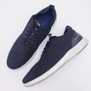 Cole Haan Mens Grand Plus Essex Distance Knit Oxford Sneaker Shoes Black Size 13